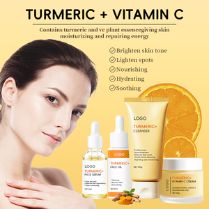 ชุดผลิตภัณฑ์ดูแลผิวออร์แกนิคแบบ OEM/ODM <span class=keywords><strong>ลด</strong></span><span class=keywords><strong>สิว</strong></span> ผิวขาวกระจ่างใส ด้วยขมิ้น <span class=keywords><strong>ครีม</strong></span>บำรุงผิวหน้า เซรั่มบำรุงผิวหน้า ผลิตภัณฑ์ดูแลผิวหน้าแบบ Private Label - Product Image 3