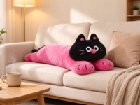 Jouets en peluche personnalisés - Peluche super douce avec rembourrage en coton PP, cadeau de Noël personnalisé, taille et couleur personnalisables, fonction des oreilles mobiles