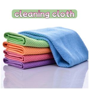 Serviette en microfibre carrée à écailles de poisson, ultra-absorbante, écologique, <span class=keywords><strong>sans</strong></span> rayures, <span class=keywords><strong>chiffon</strong></span> de nettoyage pour la cuisine - Product Image 4