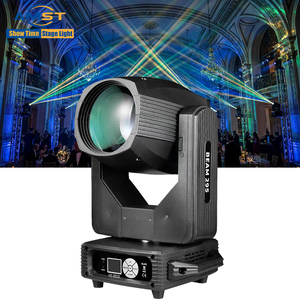 Projecteur professionnel à tête mobile 14R 295W avec 14 gobos, effet arc-en-ciel, contrôleur DMX 512, éclairage <span class=keywords><strong>de</strong></span> scène pour concert, DJ, club, mariage - Product Image 1