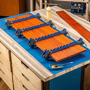 Mini ensemble de pinces de <span class=keywords><strong>panneau</strong></span> de luxe pinces d'armoire en acier à pression à quatre voies puissantes avec support de rangement <span class=keywords><strong>pour</strong></span> l'assemblage de bricolage - Product Image 4