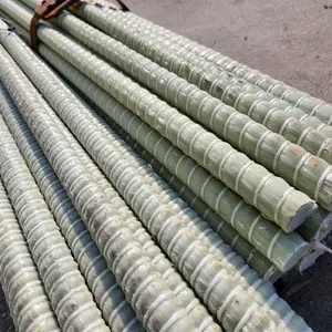 Light Weight Fiberglass Frp Rebar For Wave Wall Construction Gfrp Reinforcing Bar