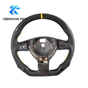 Volante de Fibra de Carbono para Automóvil vw Volan Golf 5 R Mk5 gti R32 jetta Bora Touran Canddy Passat B7 Tiguan <span class=keywords><strong>Rline</strong></span> Seat Leon Fr - Product Image 2