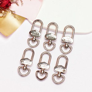 Chaoqi - Gancho de aleación con resorte para accesorios de bolso, cierre de anilla D invertida, llavero, joyería DIY, colgante para equipaje, plateado y dorado - Product Image 3