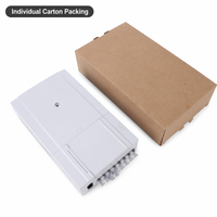 Caja Divisora de Fibra MDU de 8 Núcleos SC PLC, Caja de Distribución Interior FTTH, Divisor Óptico de Montaje en Pared