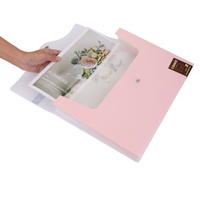 Carpeta de Archivos de Plástico Resistente con Etiqueta de Papel, Carpeta de Archivos de Calidad Premium, Carpeta de Documentos de Plástico de Color