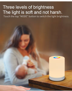 Lampe tactile dimmable pour chambre batterie rechargeable USB lampe de table led tactile gros lampe de bureau chambre chevet nuit - Product Image 6