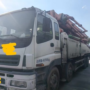 Camion pompe à <span class=keywords><strong>béton</strong></span> Zoomlion 52M de 2014 avec châssis Isuzu, norme d'émission nationale III, <span class=keywords><strong>prix</strong></span> de 158 000 RMB - Product Image 1
