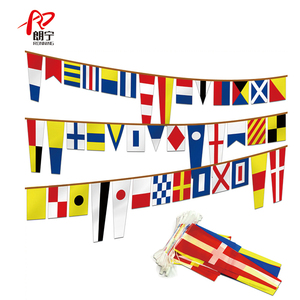 Khuyến Mãi Bán Sỉ Quốc Tế Biển Hải Quân Tín Hiệu Mã Cờ Hải Lý Hàng Hải Thuyền Tàu Tàu Hải Lý Chủ Đề Trang Trí - Product Image 1