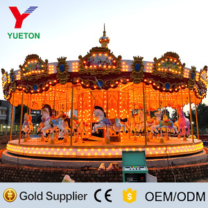 تخفيضات رخيصة السعر 36 مقعد كبير للاطفال كعروسة حصانية ملاهي ركوبات حديقة مريم احضر الدور كعروسة الكروسيل للاطفال - Product Image 3