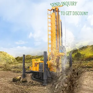 300m Crawler Or Truck Mounted Deep Borehole Water Well Mine Drilling Rig Machine For Sale