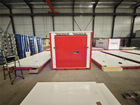 Conteneur pliable à un seul accès de 20 pieds, étanche, à monter soi-même, conteneur mobile pliable, conteneurs de stockage