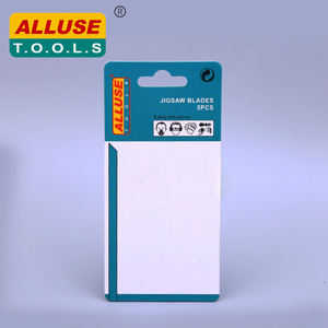 Lames <span class=keywords><strong>de</strong></span> scie sauteuse multifonction T101AO 5 pièces HCS à tige en T 20TPI, durables, courbées, pour la découpe du bois, du plastique stratifié - Qualité DIY OEM - Product Image 4