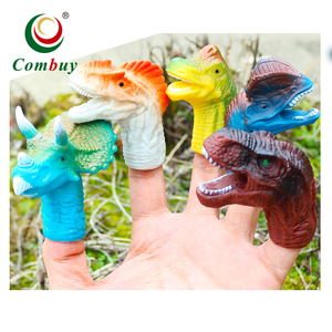 Marioneta <span class=keywords><strong>de</strong></span> Goma <span class=keywords><strong>de</strong></span> Dinosaurio para Niños, Juguete <span class=keywords><strong>de</strong></span> Goma Suave para Dedos - Product Image 1