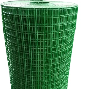 Malla de Alambre Soldada Recubierta de PVC, Orificio Cuadrado de 45 m, Apertura de 16*16 mm, Diámetro del Alambre BWG 18 #   19 #   Servicios de Doblado y Corte para Cercas - Product Image 1