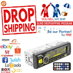 Henmall Audio Mobil <span class=keywords><strong>Single</strong></span> Din BT Penerima Stereo Mobil AM <span class=keywords><strong>FM</strong></span> RDS Radio MP3 Player USB SD AUX Port App Kontrol Pemutar Musik Mobil - Product Image 3