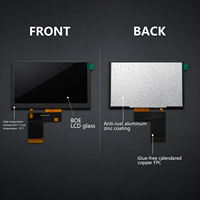 Monitor Papan Pengontrol TFT Penuh Warna RGB 40 Pin SPI 480X272 Modul Panel LCD 4.3 Inci Kecerahan Tinggi