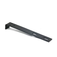Coque de support triangulaire universel et support en acier inoxydable, support d'étagère en métal chromé pour affichage