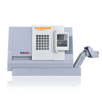 Tour CNC à lit incliné 4 axes TCK56Y avec système de changement d'outils automatique et capacités multi-surfaces pour le travail des métaux de précision
