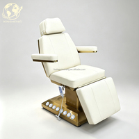Fauteuil de massage professionnel de luxe pour salon de beauté, électrique, réglable, pliable, avec 3 moteurs, couleurs personnalisables, soin des pieds