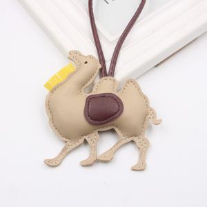 Vente directe d'usine, porte-clés en cuir PU, cordon de collier de chameau du désert, pendentif pour sac à dos, souvenir de voyage sur la Route de la Soie, accessoire - Product Image 6