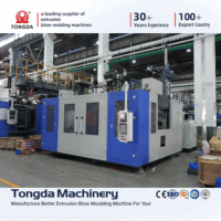 Machine de soufflage par extrusion à double station pour bidons en PEHD de 10L, 12L, 18L et conteneurs en plastique pour huile moteur