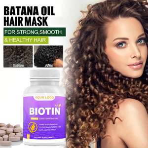 OEM vitaminas Halal cabello biotina champú tabletas biotina 10000mcg suplementos colágeno vitamina C biotina tabletas - Product Image 2