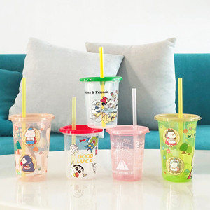 Vasos Antiderrames <span class=keywords><strong>de</strong></span> Plástico <span class=keywords><strong>de</strong></span> 10oz para Niños Pequeños con <span class=keywords><strong>Tapas</strong></span>/Pajitas, Vasos Antiderrames The First Years Take & Toss, Vasos para Niños Pequeños - Product Image 6