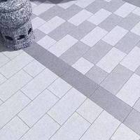 Carrelage de jardin antidérapant en PC creux autoclavé, finition Litchi, 300x600mm, style minimaliste moderne, pour extérieur écologique