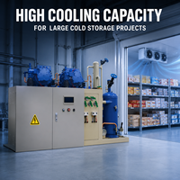 Unité de condensation à vis centrale pour les grands projets de stockage frigorifique, les usines agroalimentaires et les systèmes de réfrigération commerciale