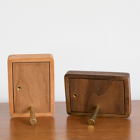 Marco de Fotos de Madera de Nogal Sólido con Esquinas Impresas con UV, Diseño de Mortise y Tenon, Duradero, Elegante, Decoración para el Hogar, Plegable, para Exhibición de Fotos