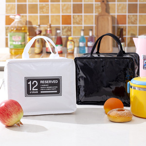 Bolsa térmica para el almuerzo con paquete de hielo, impermeable, para almacenamiento en frío o caliente, para viajes - Product Image 1