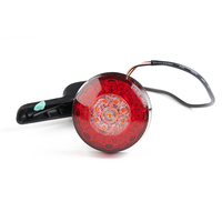 Série KS18-046, Feu de véhicule rond à LED 12V, étanche IP65, feu combiné clignotant, antibrouillard, arrière, stop et marche arrière pour camion, VTT, moto