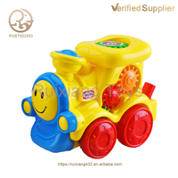 Jouet de train à pousser et à tirer pour tout-petits, chariot pour bébé, voiture à marcher, jouets éducatifs pour enfants, marcheur pour bébé, apprentissage précoce