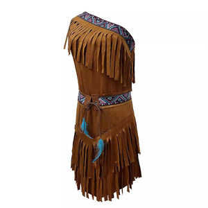 Costume da Principessa Tribale Indiana Aborigena <span class=keywords><strong>Cleopatra</strong></span> Echo per Halloween con Nappe per Uomo, in Poliestere, per Spettacoli Teatrali - Product Image 3