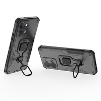 Étui de téléphone de luxe antichoc personnalisé, coque arrière tendance avec anneau en alliage durable à 360° pour IQOO Z11X