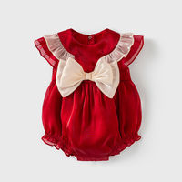 Conjunto para la celebración del 100 día del bebé, mono de verano, pelele para niña, 1 año, celebración del 100 día.