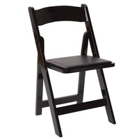 Chaises pliantes de qualité commerciale en bois massif au design moderne pour événements extérieurs, jardins, mariages, parcs et hôtels