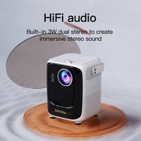 Projecteur intelligent portable Umiio A007, dernière version Android, projecteur LED pour cinéma maison, prend en charge la résolution 1080P 16:9, 60-150 pouces