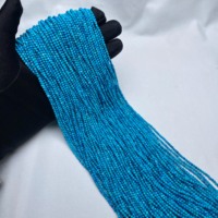 Vente de grandes quantités de perles de marbre turquoise bleu bijoux en pierre lâche