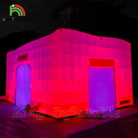 Cabine Photo gonflable Led, tente multicolore, pour événements en plein air, fêtes, cubes, chapiteau
