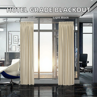 Cortinas Opacas de Terciopelo para Uso Comercial, Grado Hotelero, Suaves y Modernas, para Proyectos de Hostelería, Pedidos al por Mayor