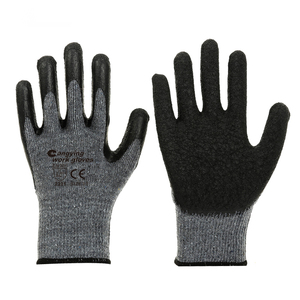CHANGYING Grip Hand Work Guante En388 Calibre 10 2 Hilos Guantes DE TRABAJO recubiertos de látex Guantes de construcción Hormigón - Product Image 1