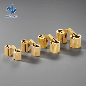 Thiết kế hiện đại 180 độ <span class=keywords><strong>Brass</strong></span> vô hình thùng Bản lề cho đồ nội thất cho nhà bếp phòng khách sạn và căn hộ sử dụng - Product Image 1