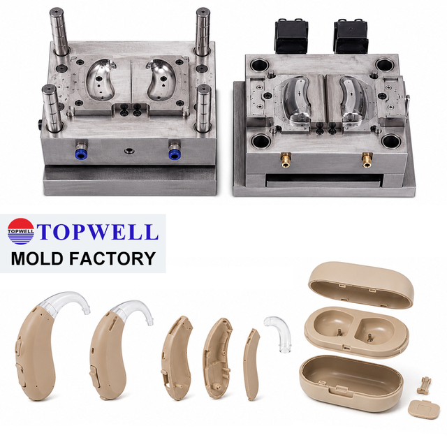 OEM Custom Plastic Molding Service Injection Moulds for Hearing-aid Manufacturer of Plastic Shell Part