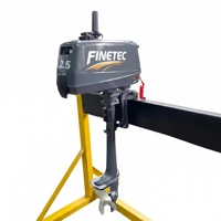 Moteur hors-bord 2,0 kW JP-T2.5 2,5 CV, ultra léger 9,7 kg pour petits bateaux pneumatiques