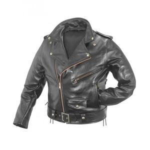 Veste en cuir d'hiver pour hommes Saison Automne et hiver Nouveau OEM Grande taille Toile col montant personnalisé - Product Image 5