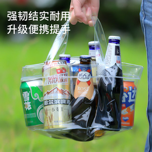 Lavabo plegable transparente de tamaño pequeño de Pvc portátil para acampar, picnics, lavabo, frutero, lavandería - Product Image 4