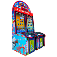 Machine de jeu d'arcade à monnayeur Happy Double Players, équipement d'amusement commercial sur le thème du carnaval pour centre de jeux