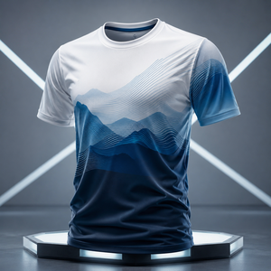 Custom Digital Print Design Sublimation Print OEM ODM Blank Wholesale Bulk High Quality Sportswear Workouts Short Sleeve <b>Tshirts</b> - Product Image 1